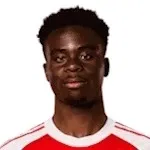 Bukayo Saka headshot