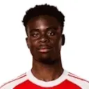 Bukayo Saka headshot